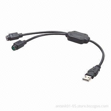 USB to PS/2 Adapter Cables (2-in-1)
